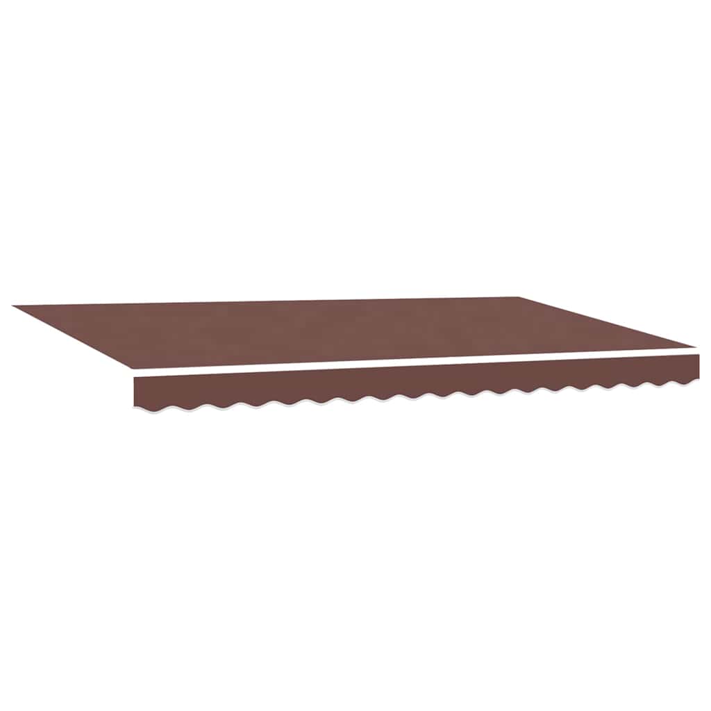 vidaXL Σκελετός Τέντας Καφέ 400 x 200 cm Πολυεστέρας με Επικάλυψη PU