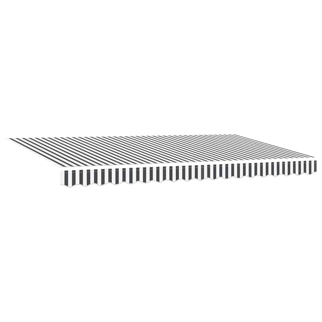 vidaXL Σκελετός Τέντας Γκρι και Λευκό 400 x 200 cm