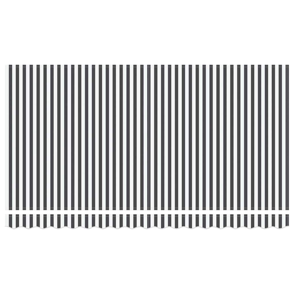vidaXL Σκελετός Τέντας Γκρι και Λευκό 400 x 200 cm