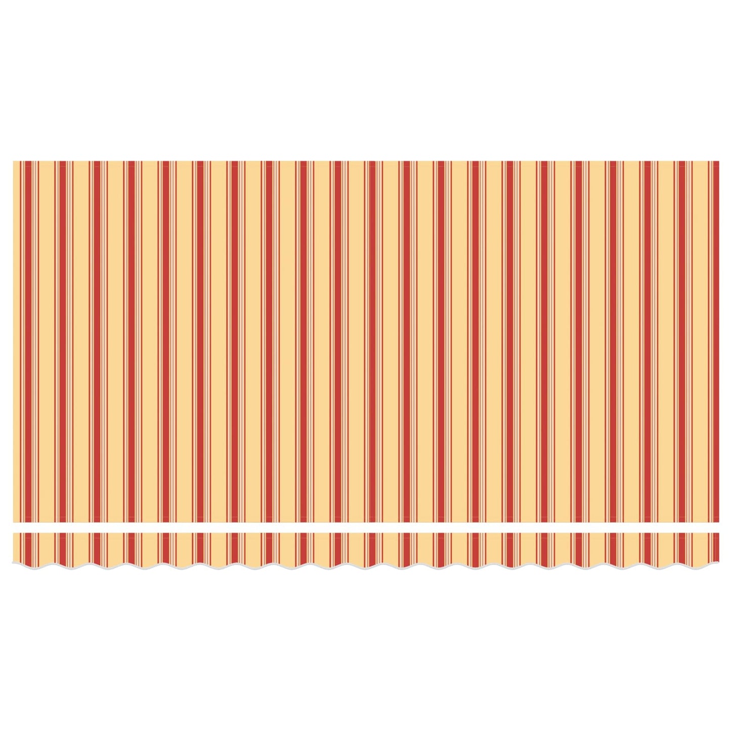 vidaXL Σκηνίτσα Αναδιπλούμενη Κίτρινο 400 x 200 cm ύφασμα