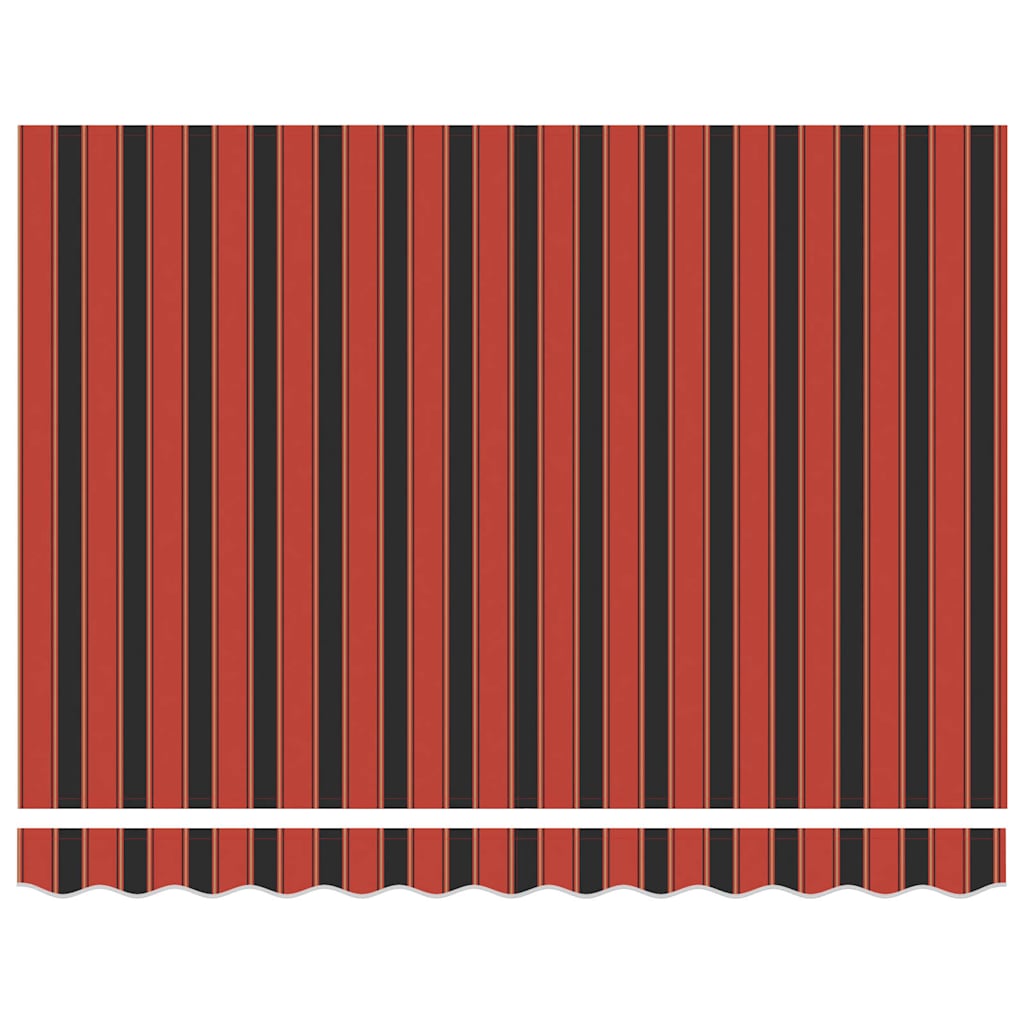 vidaXL Ανασυρόμενη Τέντα σε Πορτοκαλί και Καφέ, 300x250 εκ.