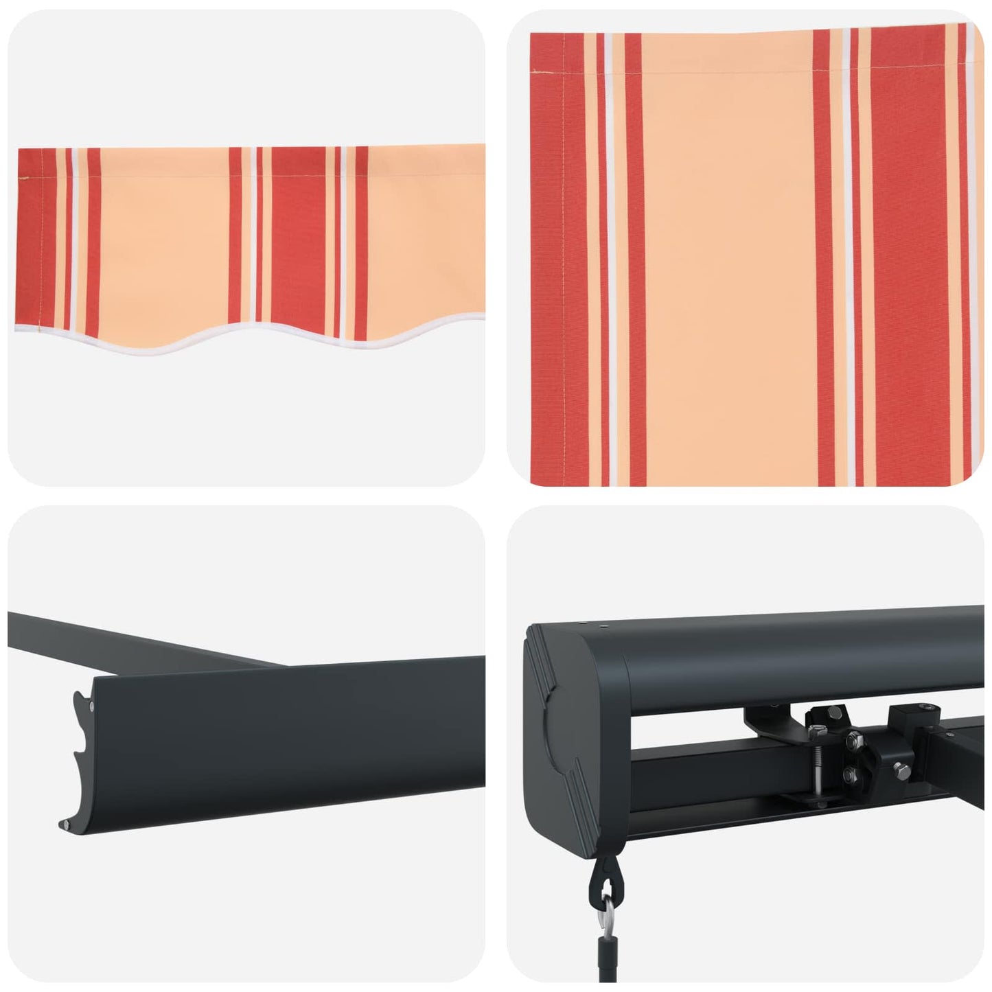 vidaXL Σκηνίτσα Αναδιπλούμενη Κίτρινο και Πορτοκαλί 300 x 250 εκ