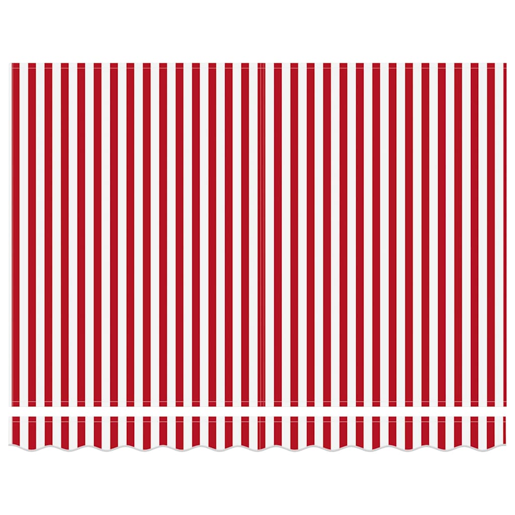 vidaXL Ανασυρόμενη Τέντα Κόκκινη και Λευκή 300x250 εκ.