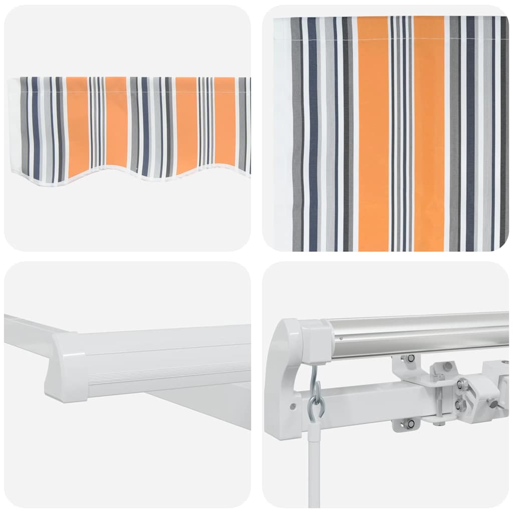 vidaXL Αντιανεμικό Πολύχρωμο 300 x 250 x 165 εκ. Πολυεστέρας