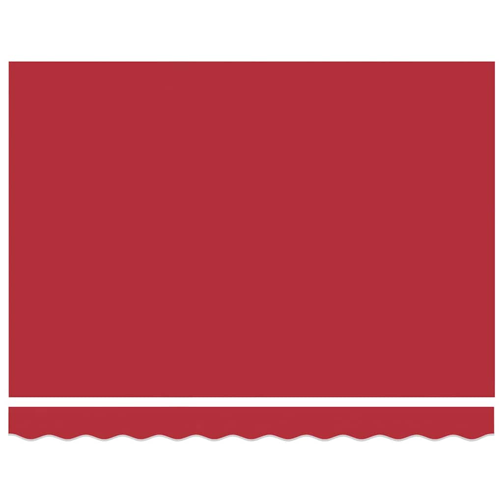 vidaXL Αυτόματη Ανασυρόμενη Τέντα Κόκκινη 300x250 εκ.