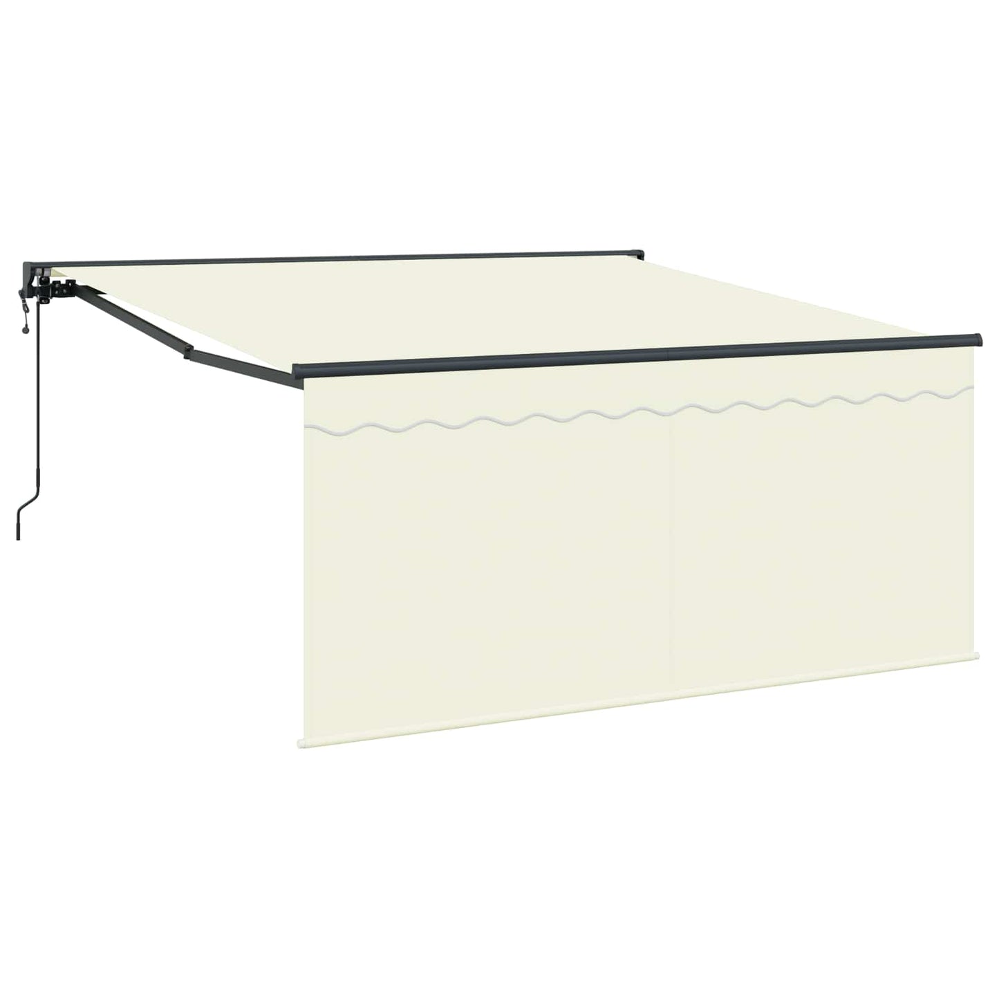 vidaXL Σκηνίτσα Αναδιπλούμενη Κρεμ 350 x 250 εκ