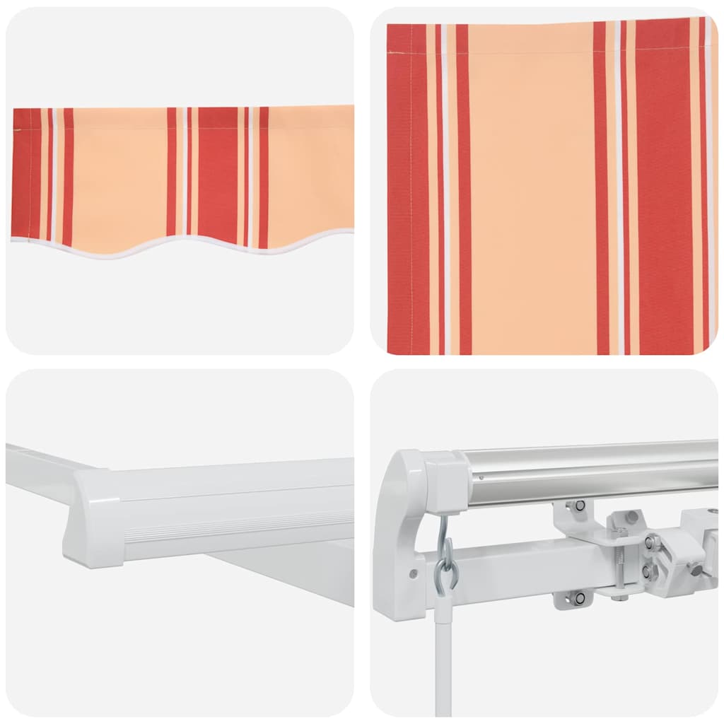 vidaXL Αντιανεμικό Κίτρινο και Πορτοκαλί 350 x 250 x 165 εκ.