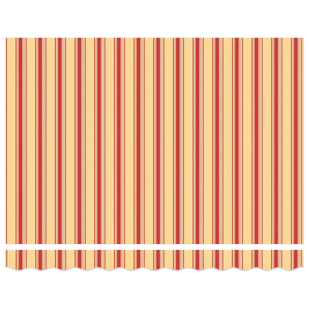 vidaXL Ανασυρόμενη τέντα σε κίτρινο και πορτοκαλί, 350x250 εκ.