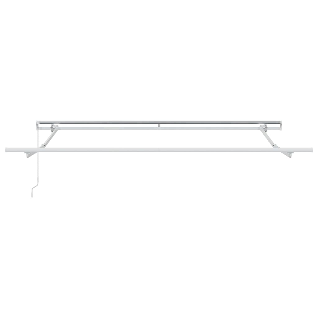 vidaXL Manual Retractable Awning Ριγέ 350x250 εκ.