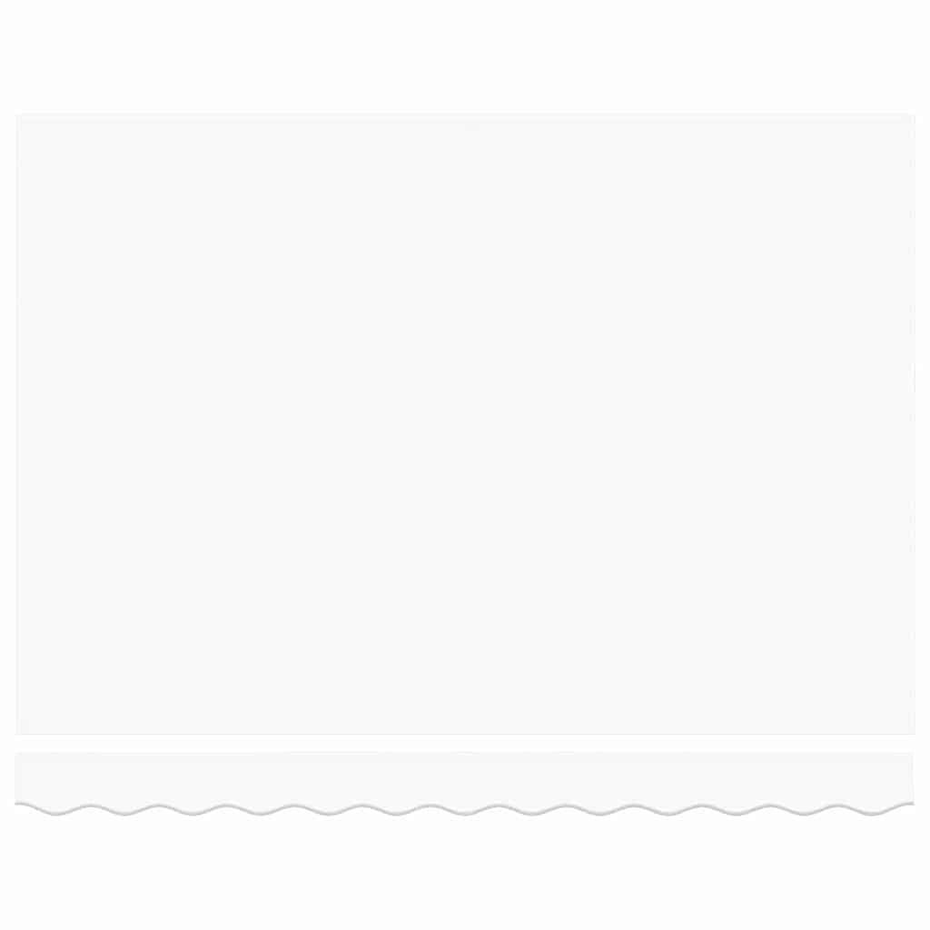 vidaXL Αυτοματοποιημένη Ανασυρόμενη Τέντα Λευκή 350x250 εκ.