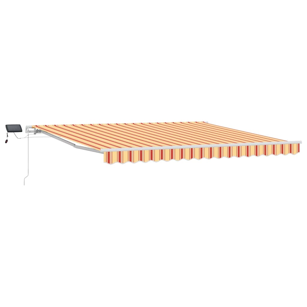 vidaXL Αναδιπλούμενη τέντα Κίτρινο και Πορτοκαλί 400 x 300 εκ