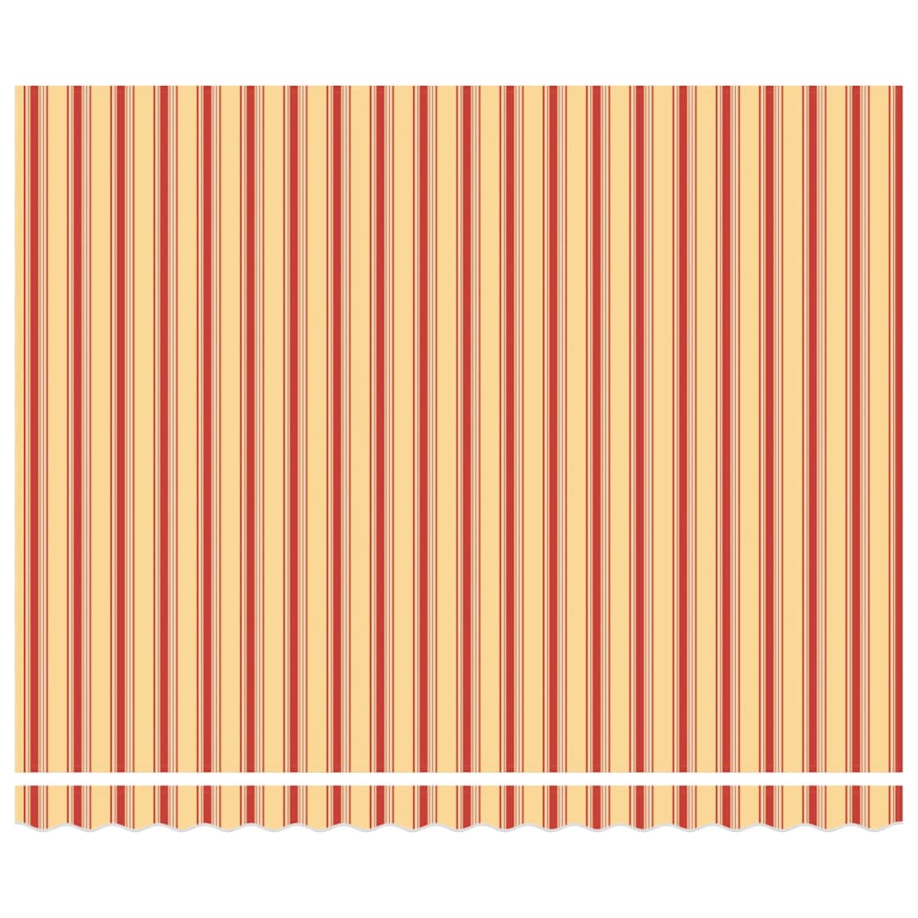 vidaXL Ανασυρόμενη τέντα με LED Κίτρινη και Πορτοκαλί 400x300 εκ.