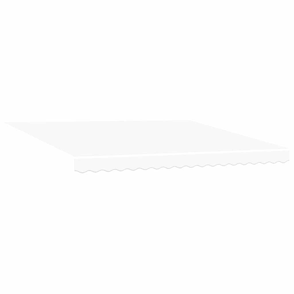 vidaXL Αναδιπλούμενη τέντα Λευκό 400 x 300 εκ Πολυέστερ και Μέταλλο