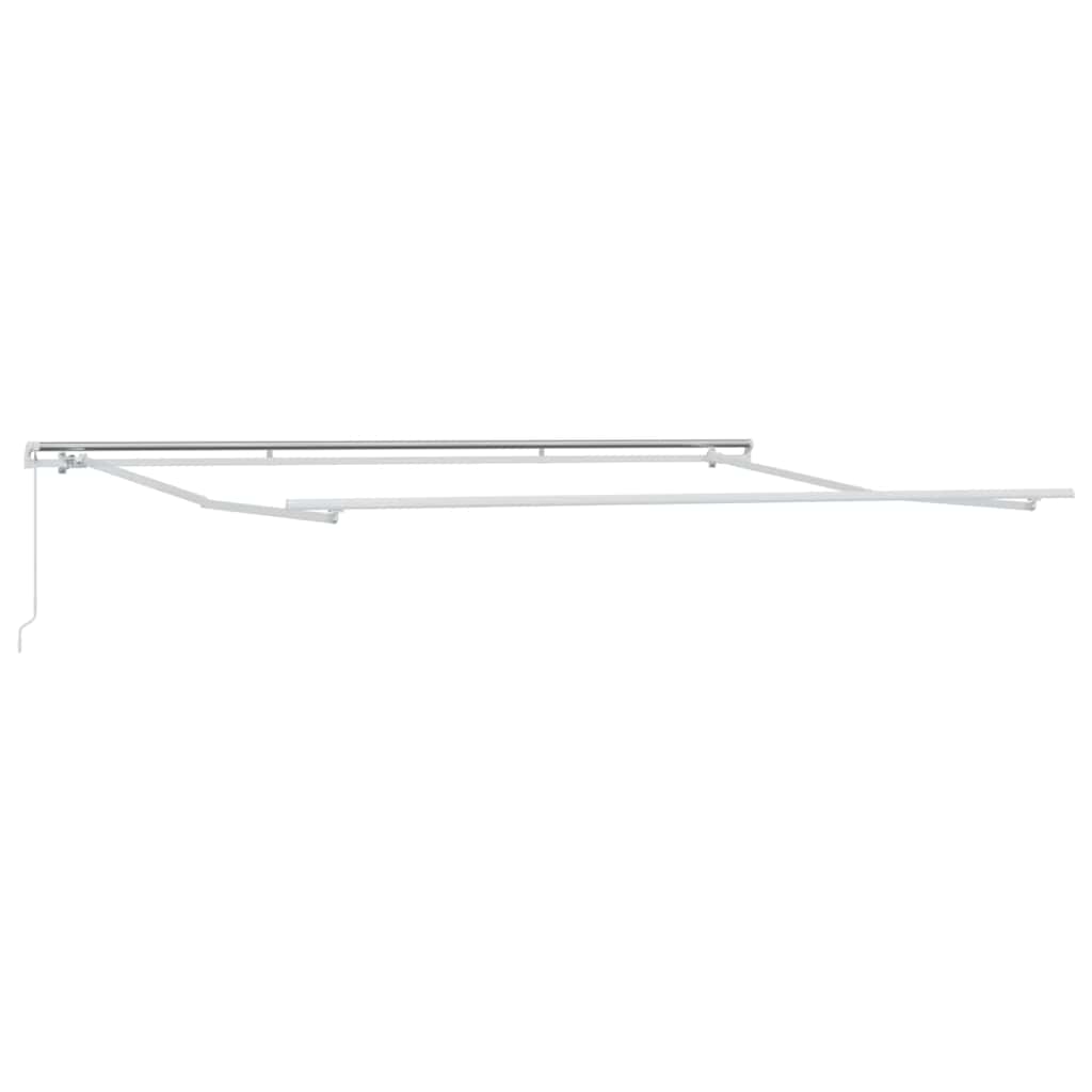 vidaXL Manual Retractable Awning Θαλάσσια Μπλε 400x300 εκ.