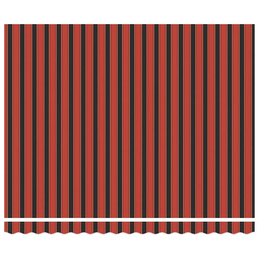 vidaXL Αυτόματη Ανασυρόμενη Τέντα με LED Πορτοκαλί και Καφέ 400x350 cm