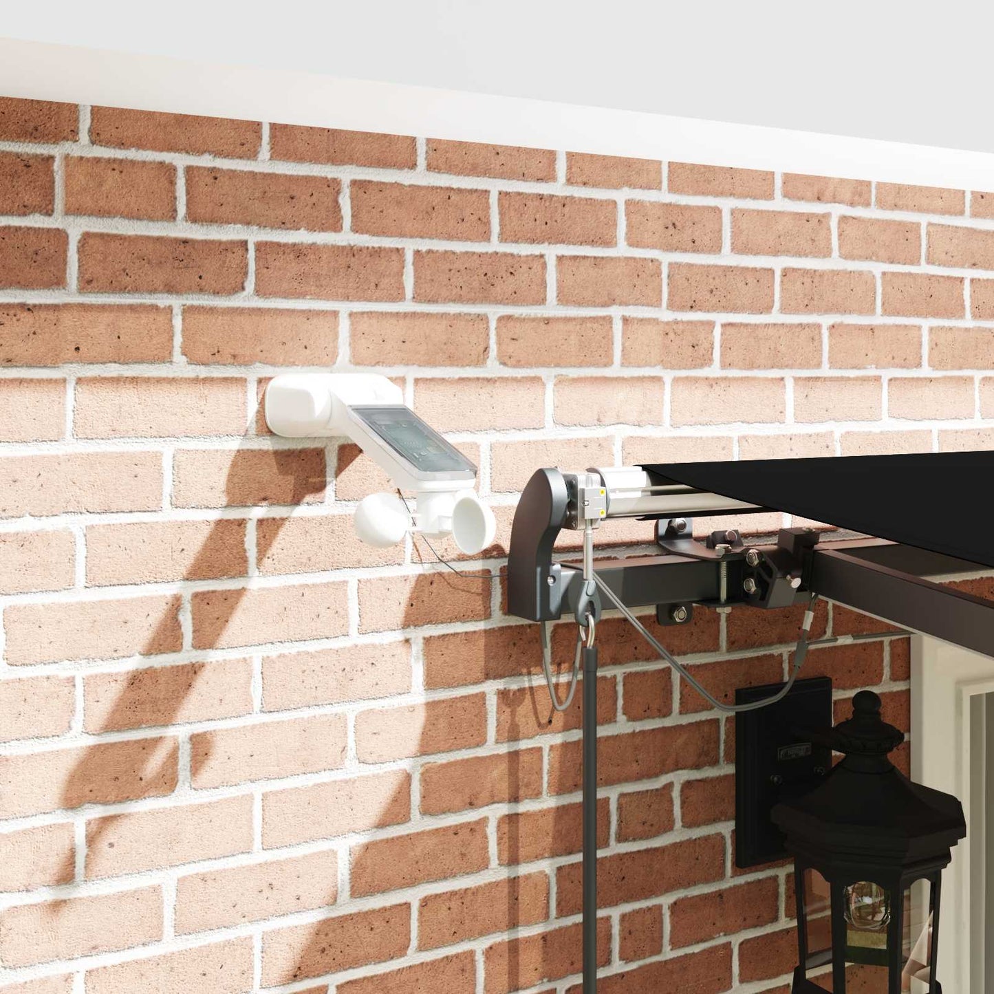 vidaXL Ύφασμα Ομπρέλας με Μαύρο 400 x 350 εκ Πολυεστέρας