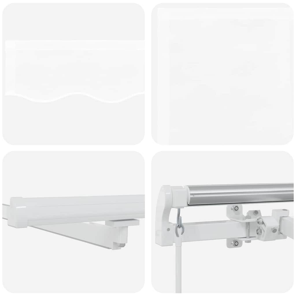 vidaXL Ανακλινόμενη Τέντα με Ηλιακό LED