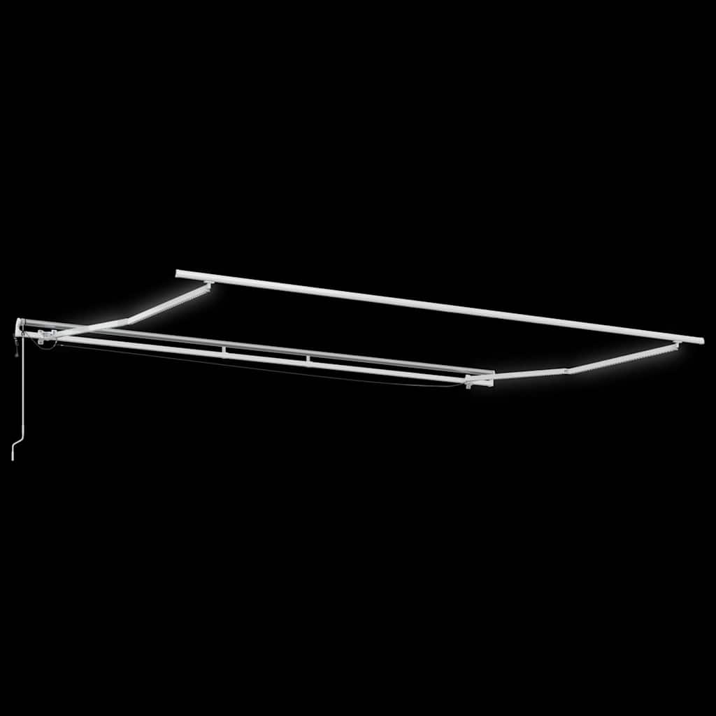vidaXL Σκηνίτσα Αναδιπλούμενη Λευκό 400 x 350 εκ Πολυέστερ και Μέταλλο