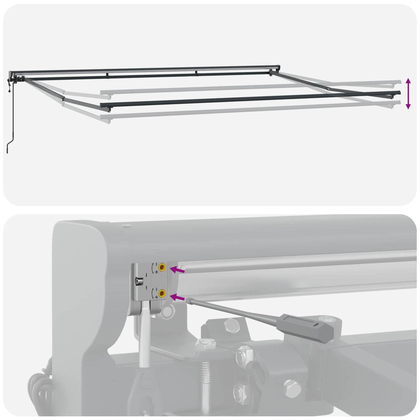 vidaXL Σκηνίτσα Αναδιπλούμενη Μπλε και άσπρο 450 x 300 εκ