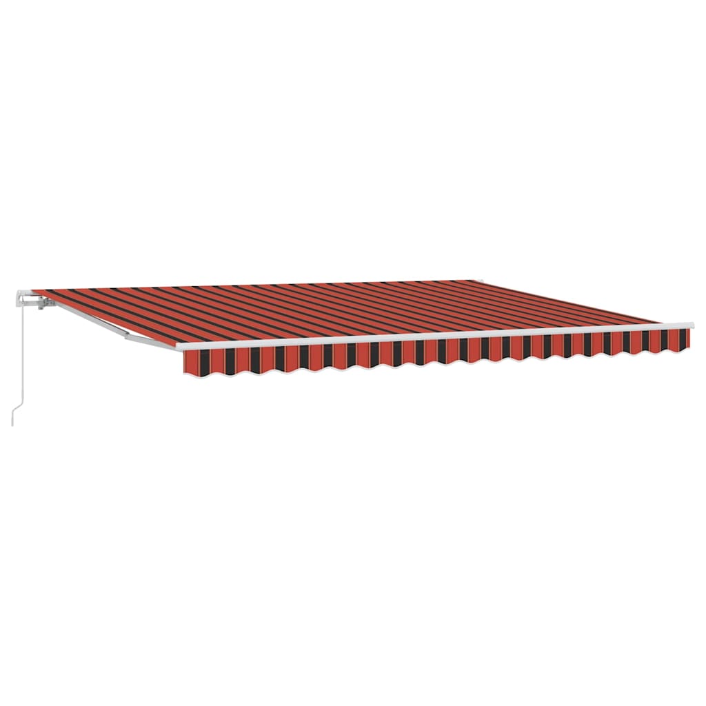 vidaXL Αντιανεμικό Πορτοκαλί και Καφέ 450 x 300 x 165 εκ