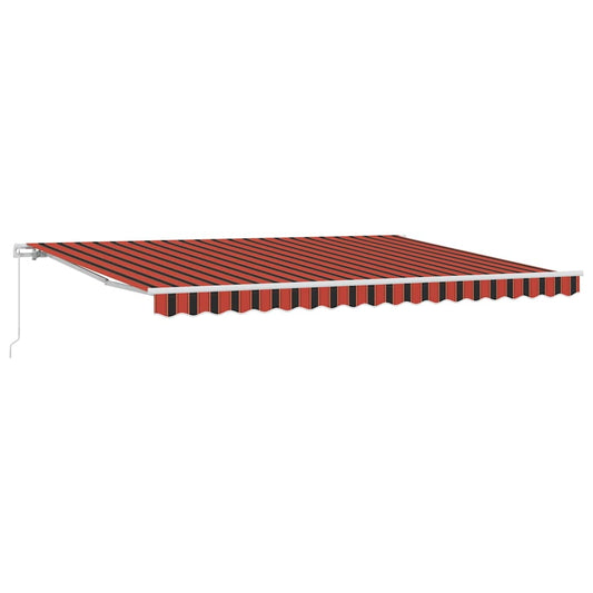 vidaXL Αντιανεμικό Πορτοκαλί και Καφέ 450 x 300 x 165 εκ