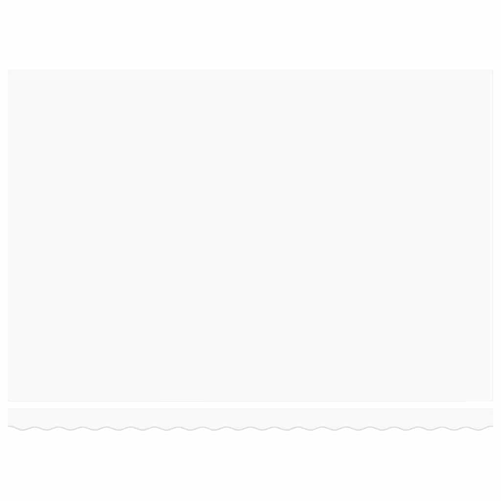 vidaXL Αυτόματη Ανασυρόμενη Τέντα με LED Λευκή 450x300 εκ.