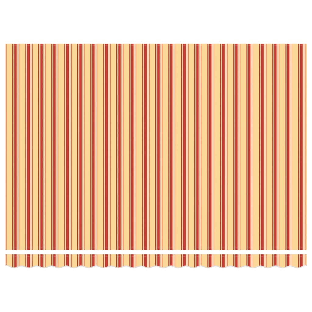 vidaXL Αυτόματη Ανασυρόμενη Τέντα με LED Κίτρινη και Πορτοκαλί 450x350 εκ.