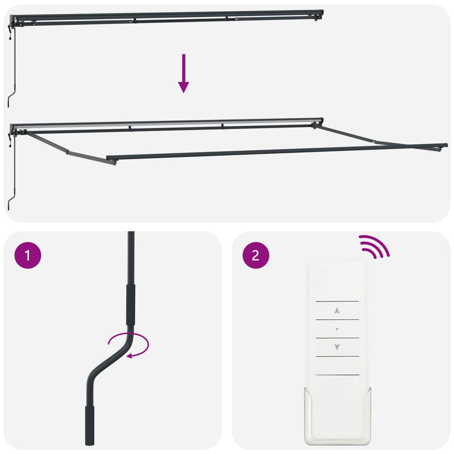 vidaXL Σκηνίτσα Αναδιπλούμενη Μπλε και άσπρο 500 x 300 εκ