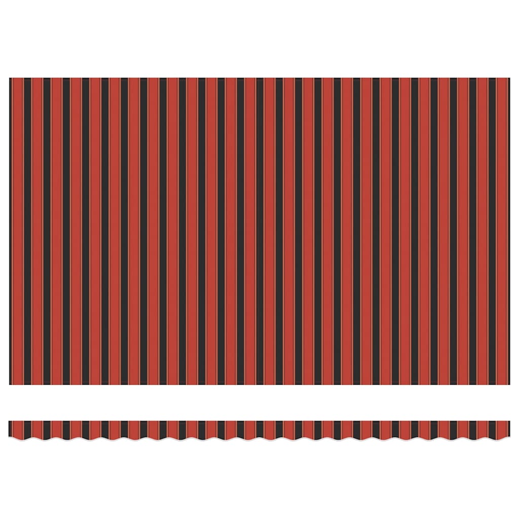 vidaXL Ανασυρόμενη Τέντα Πορτοκαλί και Καφέ 500x300 εκ.