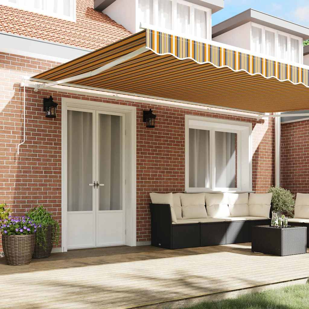 vidaXL Αναδιπλούμενη τέντα Πολύχρωμο 500 x 300 x 165 εκ.
