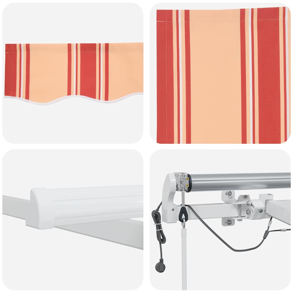 vidaXL Σκηνίτσα Αναδιπλούμενη Κίτρινο και Πορτοκαλί 500 x 350 εκ