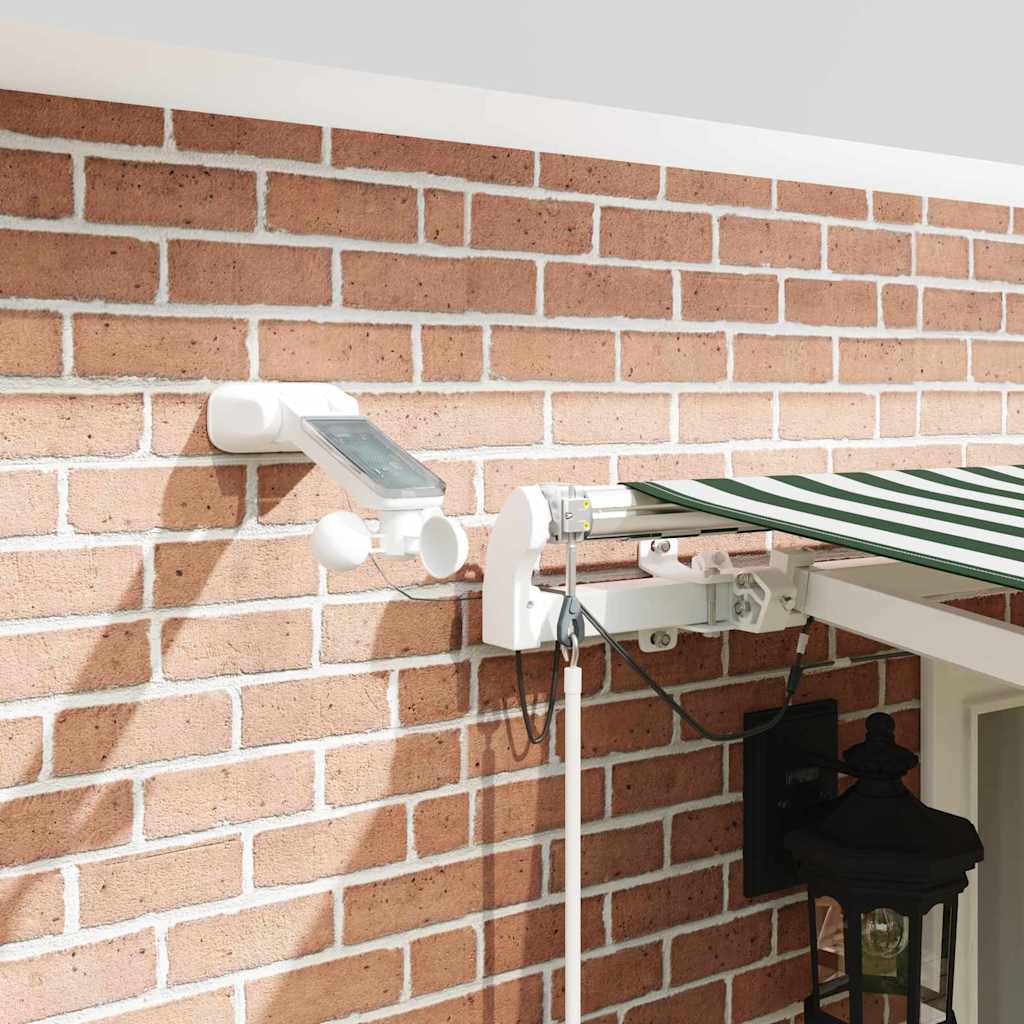 vidaXL Ηλεκτρική τέντα με LED και αισθητήρα 5 x 3,5 m