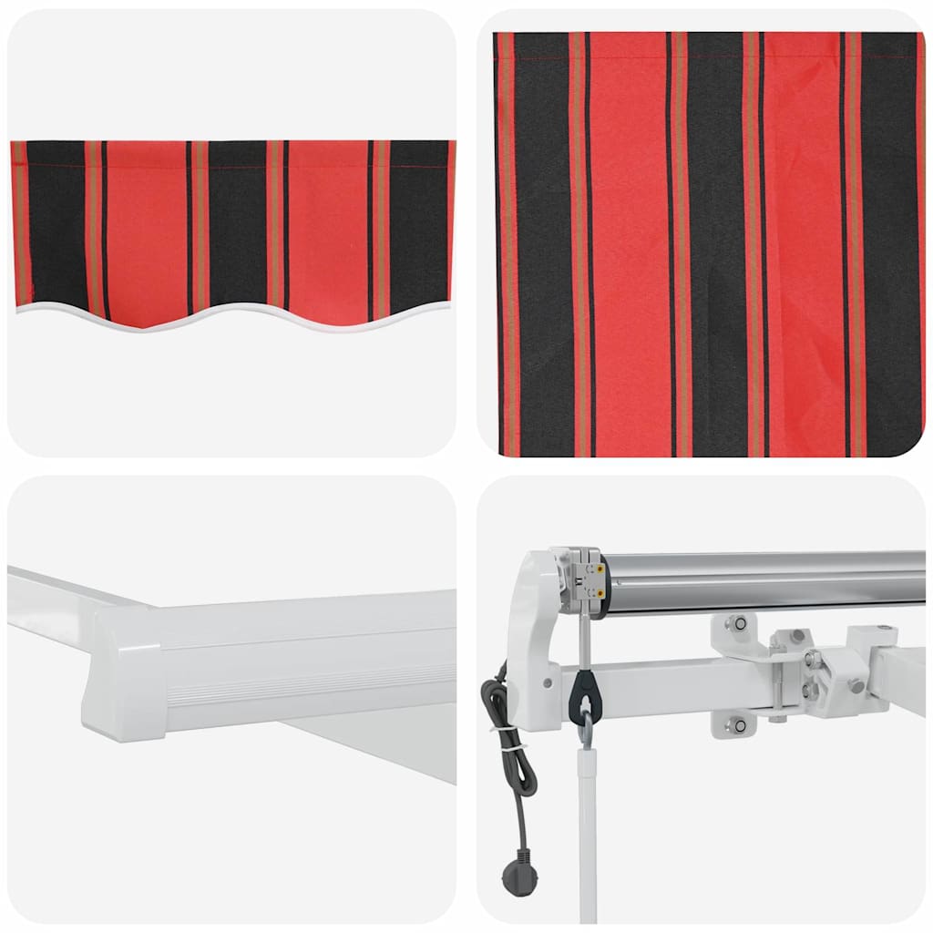 vidaXL Σκηνίτσα Αναδιπλούμενη πορτοκαλί και καφέ 600 x 350 εκ ύφασμα