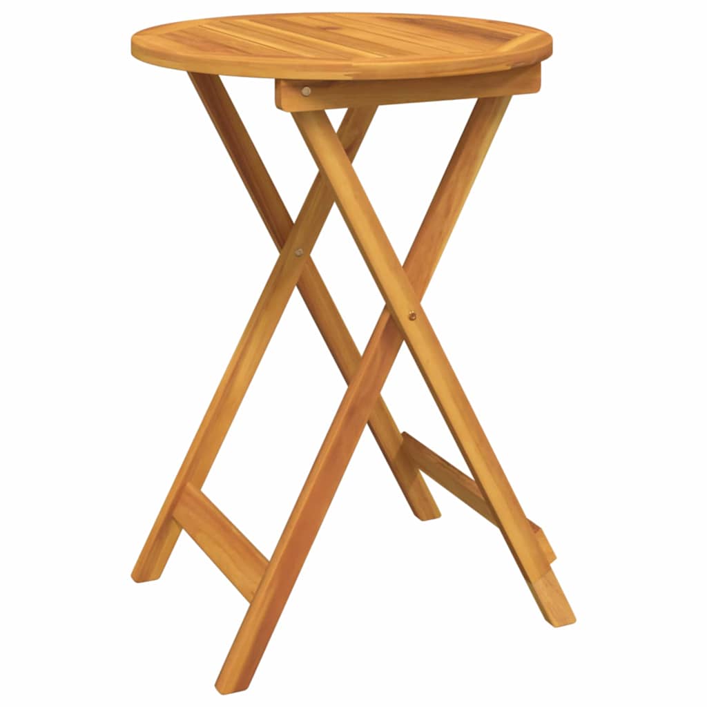 vidaXL Σετ Μπιστρό Κήπου 3 pcs Καφέ Μασίφ ξύλο ακακίας