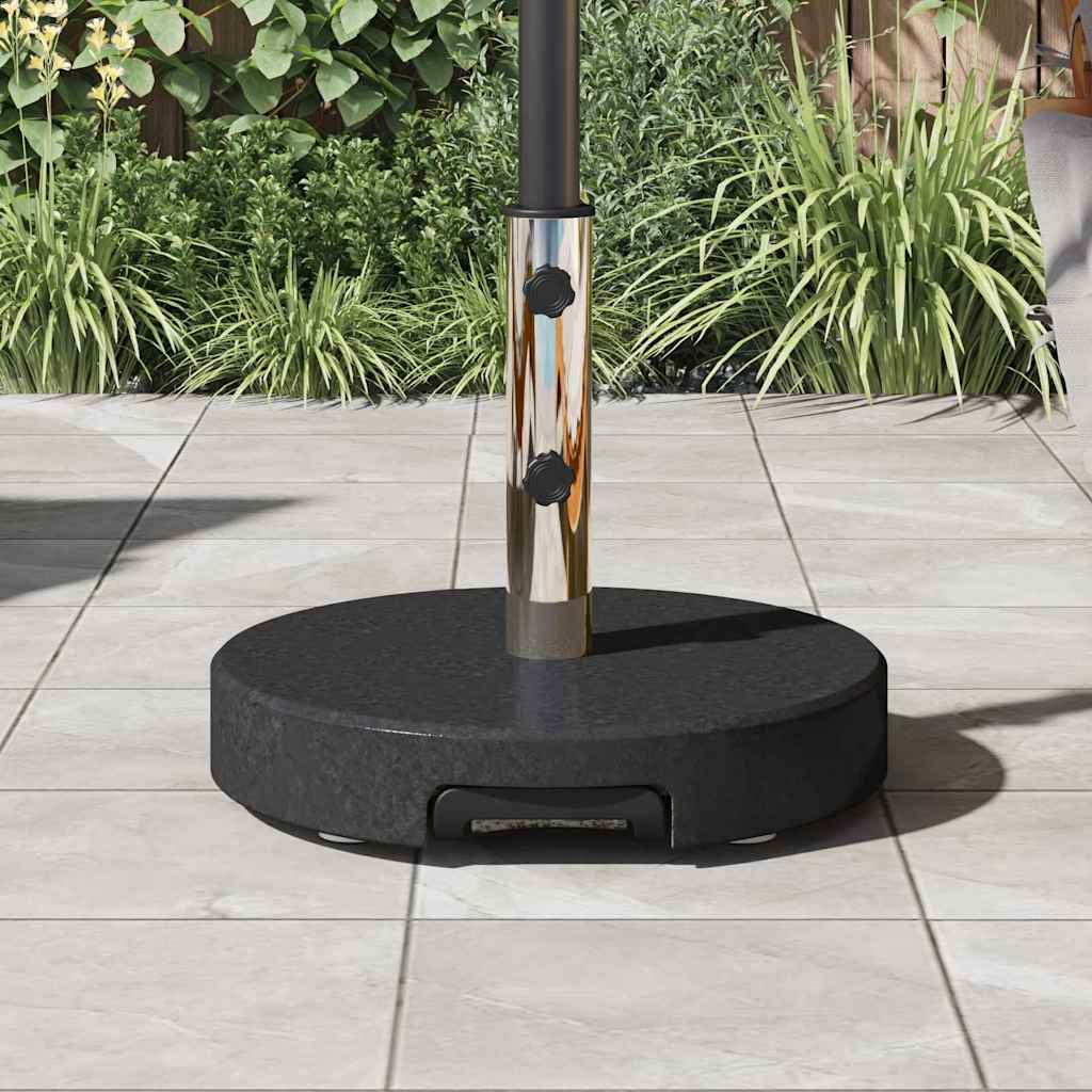 vidaXL Βάση ομπρέλας Μαύρο 45 x 45 x 37.5 εκ. Γρανίτης
