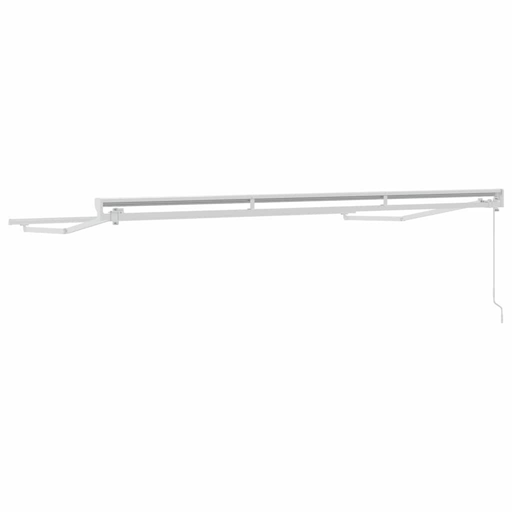 vidaXL Σκελετός Τέντας Λευκό 3,5 x 2 m Ατσάλι με Πούδρα