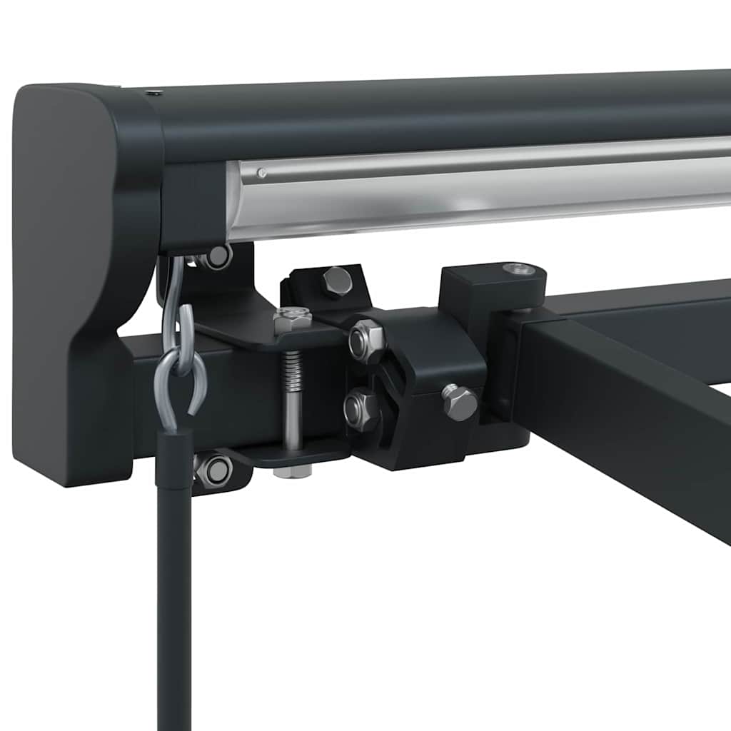 vidaXL Σκελετός Τέντας Ανθρακί 4 x 3 μ Ατσάλι με Πούδρα