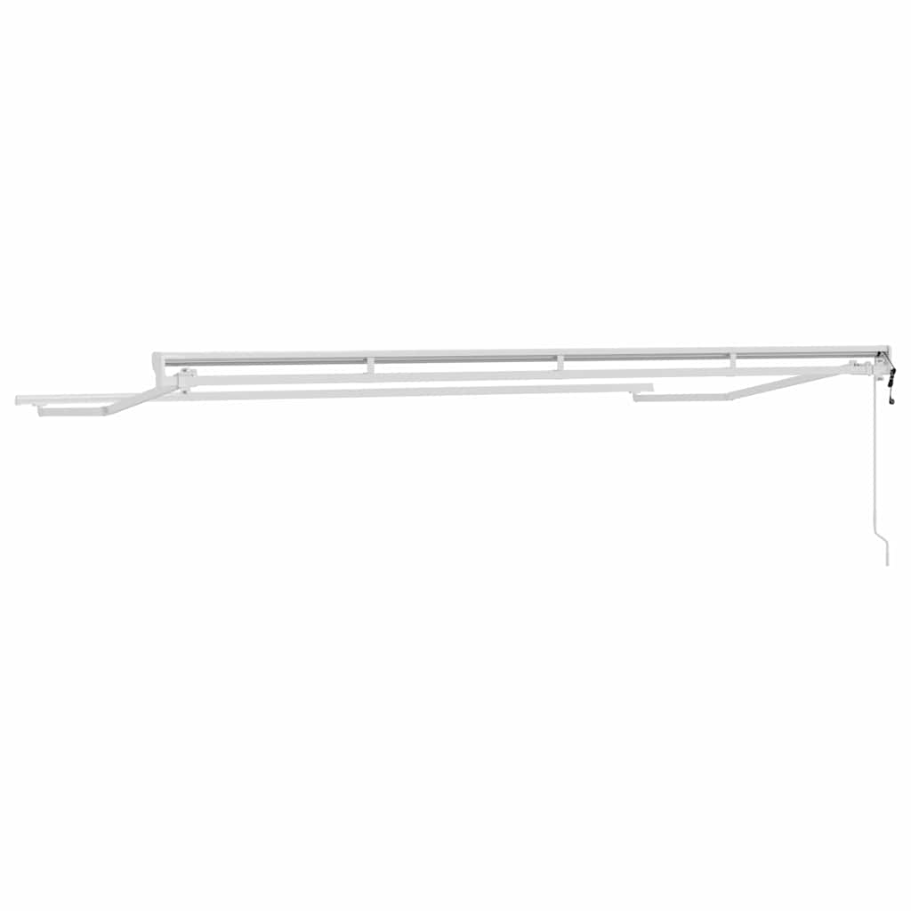 vidaXL Σκελετός Τέντας Λευκό 4 x 2 m Ατσάλι με Πούδρα