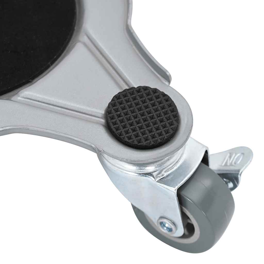 vidaXL Ρόλοι Επίπλων 4 τεμ. με Ανυψωτικό 19x17,5x6 εκ. Ατσάλι 1000 κιλά