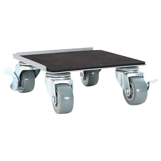 vidaXL Ρόλοι Επίπλων 4 τεμ. με Ανυψωτικό 13,5x13,5x6 εκ. Ατσάλι 1300 κιλά