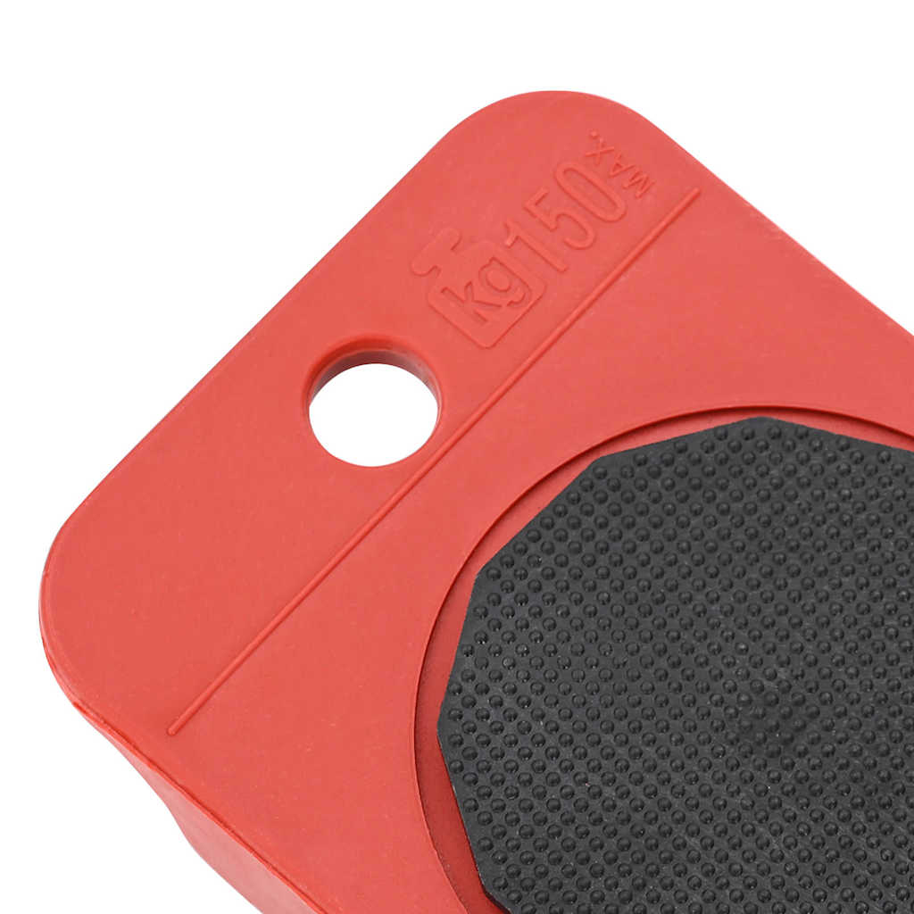 vidaXL Ρόλοι Επίπλων 8 τεμ. με Ανυψωτικά Κόκκινα 9,8x7,5x3 εκ. 150 κ.