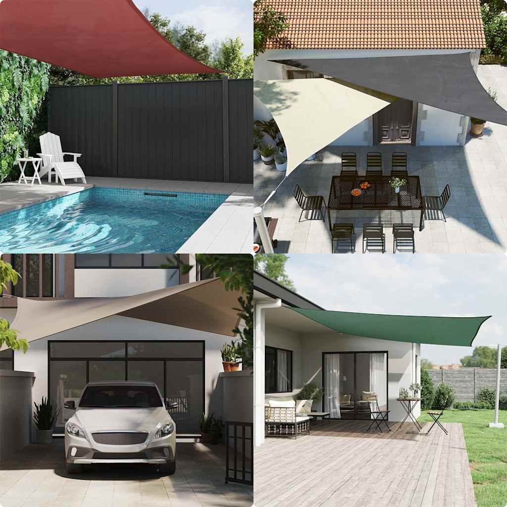 vidaXL Σκίαστρο Πανιού Σκούρο Πράσινο 7x5x5 μ. 100% Πολυεστέρας Oxford