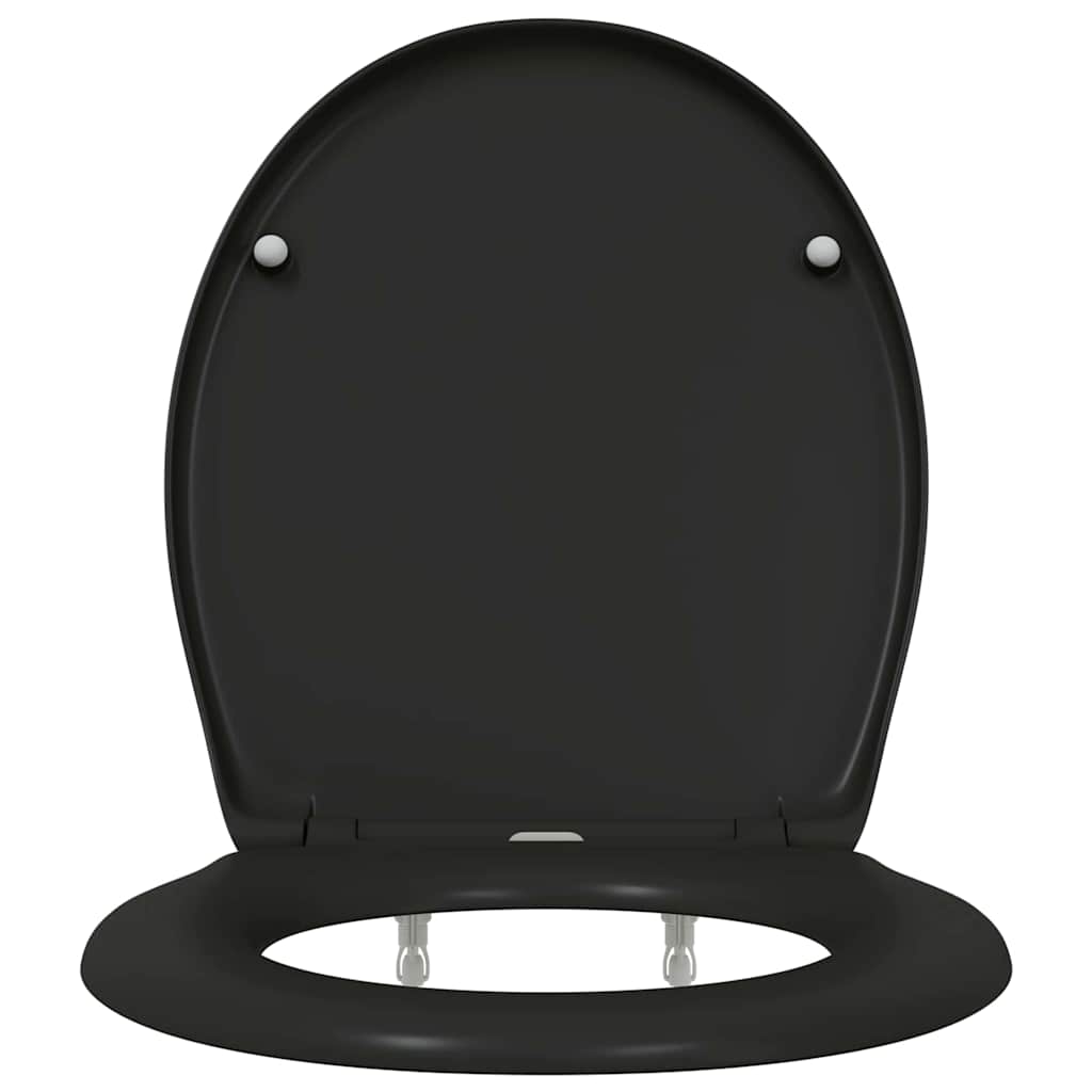 vidaXL Λεκάνη Μαύρο 44,8 x 37,3 x 4,2 εκ Δυροπλάστ