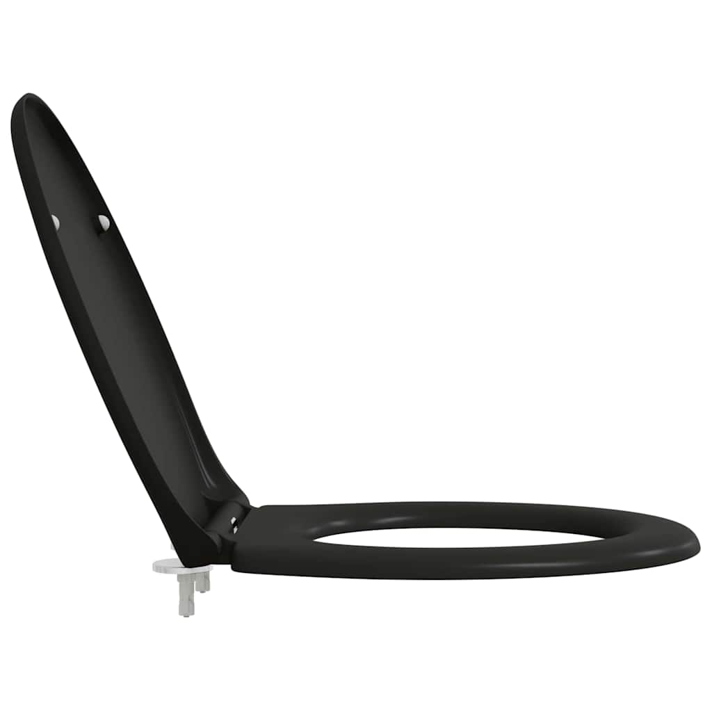 vidaXL Λεκάνη Μαύρο 44,8 x 37,3 x 4,2 εκ Δυροπλάστ