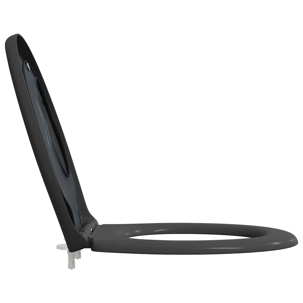 vidaXL Λεκάνη Ανθρακί 44,5 x 37,3 x 4,3 εκ. Δυροπλάστ