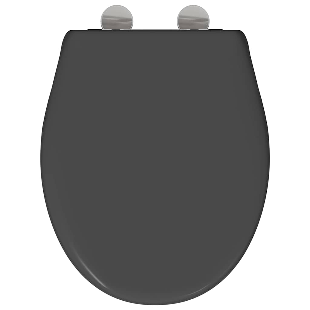 vidaXL Λεκάνη Ανθρακί 44,5 x 37,3 x 4,3 εκ. Δυροπλάστ