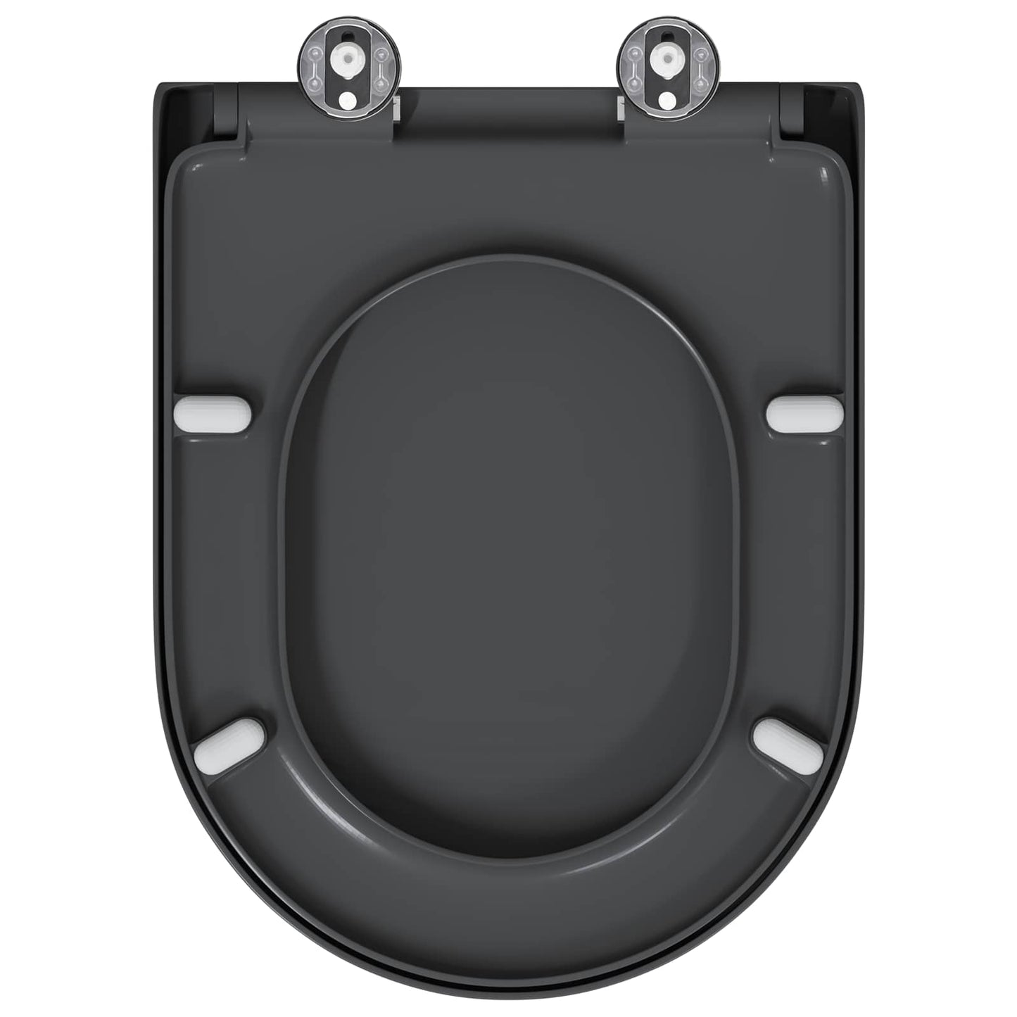 vidaXL Λεκάνη Ανθρακί 49 x 36 x 4 εκ Δυροπλάστ