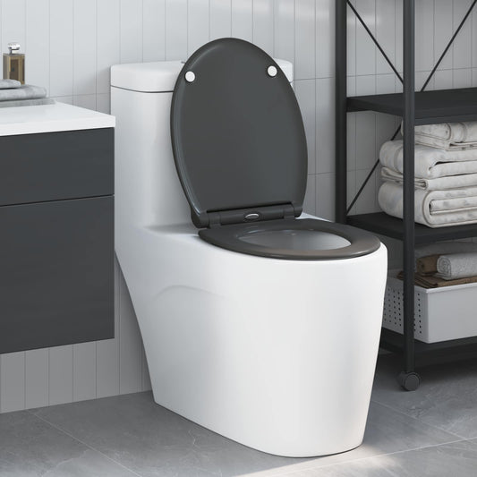 vidaXL Λεκάνη Ανθρακί 47 x 37,5 x 3,8 εκ Δυροπλάστ