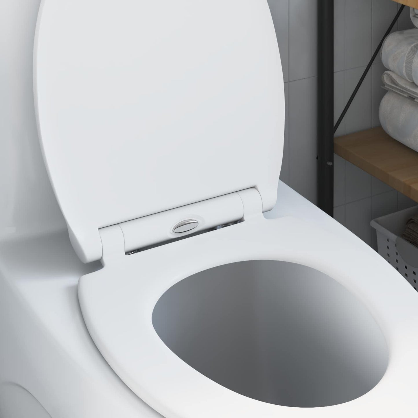 vidaXL Λεκάνη Λευκό 47 x 37,5 x 3,8 εκ Δυροπλάστ