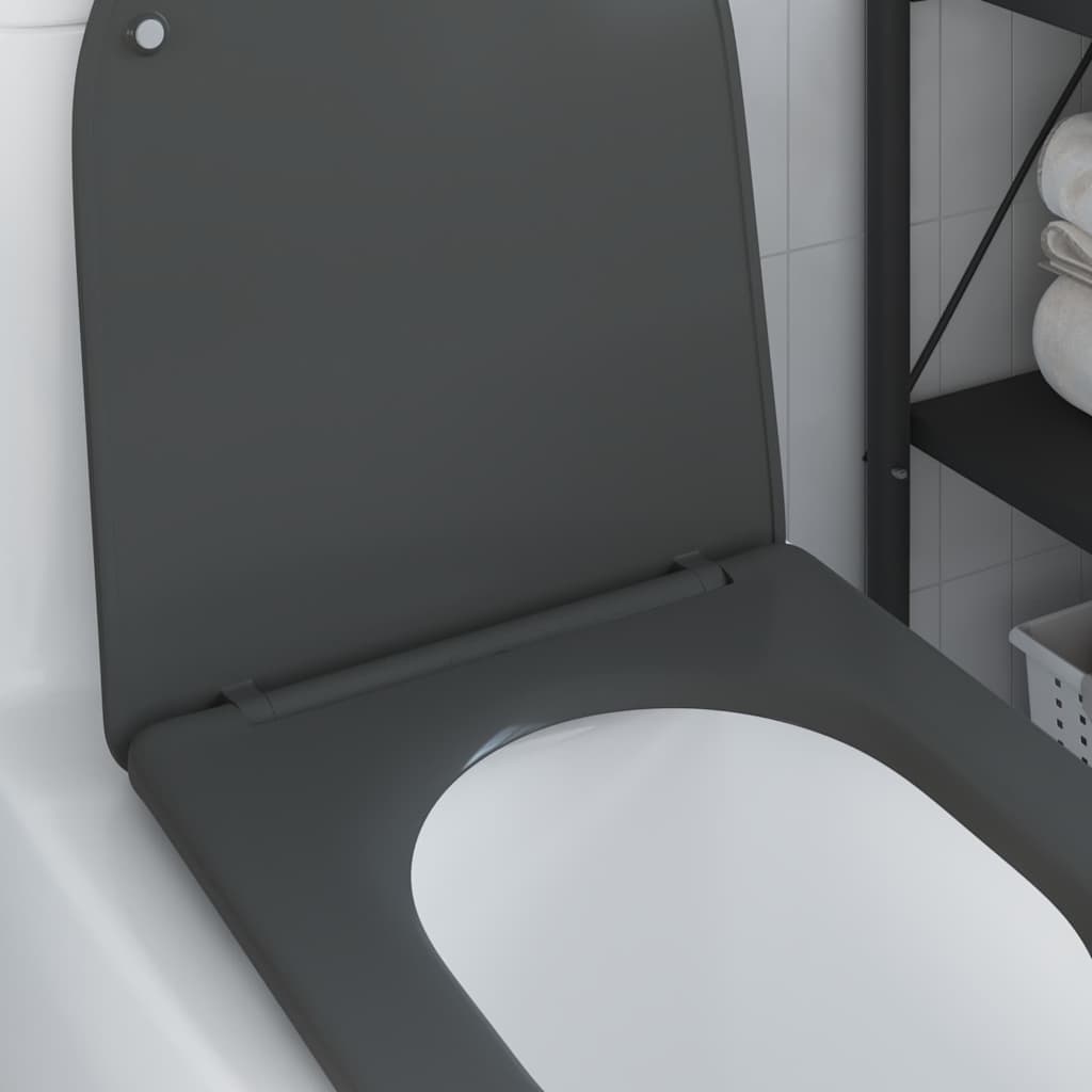 vidaXL Λεκάνη Ανθρακί 44 x 36,4 x 3,4 εκ. Δυροπλάστ